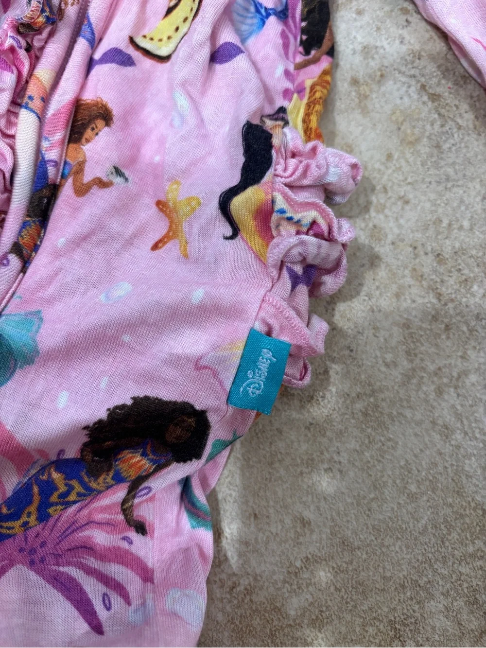 Posh Peanut Disney The Little Mermaid Pink Sleeper